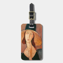 Amedeo Modigliani - Jeanne Hebuterne i Large Hat Bagagebricka