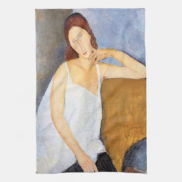 Amedeo Modigliani - Jeanne Hebuterne Kökshandduk