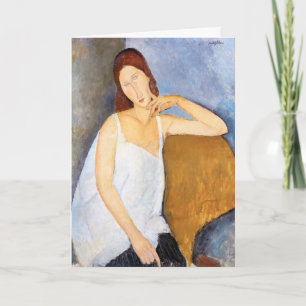 Amedeo Modigliani - Jeanne Hebuterne Kort