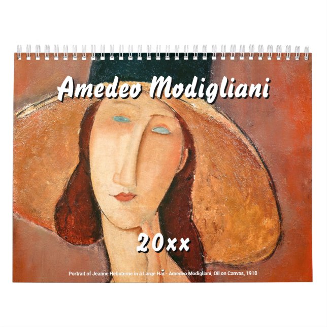 Amedeo Modigliani Kalender (Omslag)
