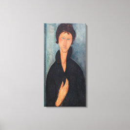 Amedeo Modigliani - Kvinna med blå ögon Canvastryck