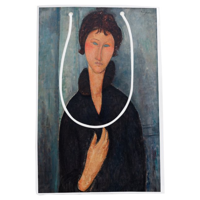 Amedeo Modigliani - Kvinnor med blå Ögon (Framsidan)