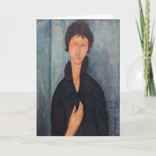 Amedeo Modigliani - Kvinnor med blå Ögon Kort
