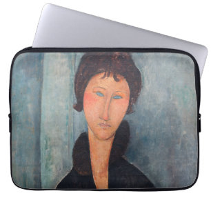 Amedeo Modigliani - Kvinnor med blå Ögon Laptop Fodral