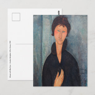 Amedeo Modigliani - Kvinnor med blå Ögon Vykort