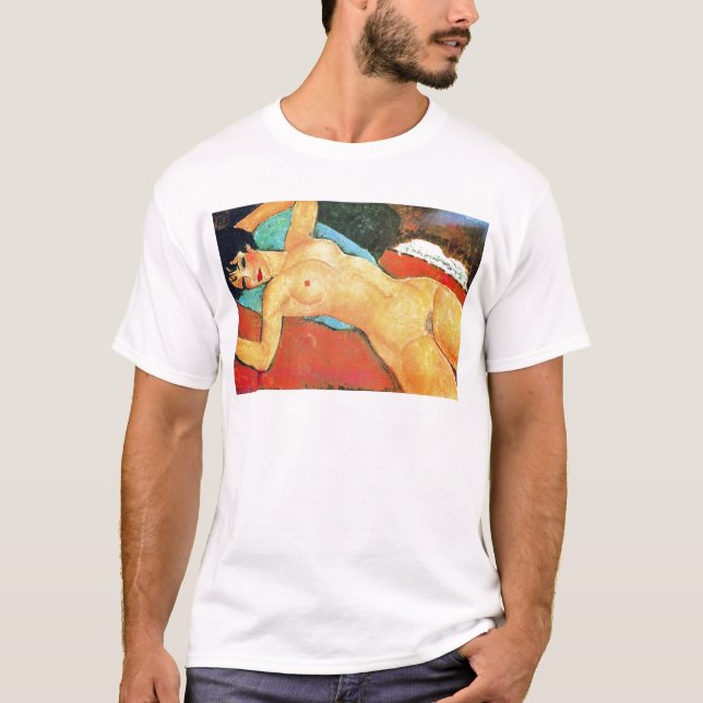 Amedeo Modigliani - Liggende kvinna Tröja (Framsida)