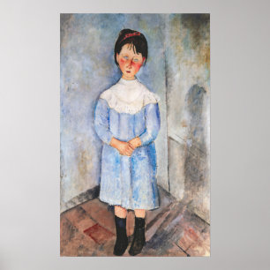 Amedeo Modigliani - Little Girl in Blue Poster