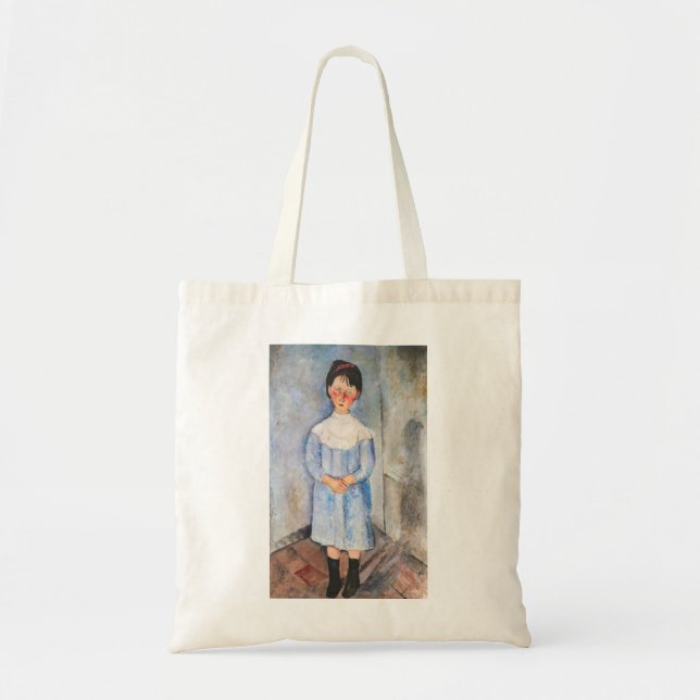 Amedeo Modigliani - Little Girl in Blue Tygkasse (Framsidan)