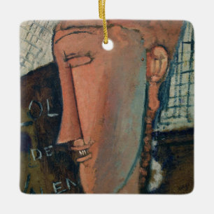 Amedeo Modigliani - Lola de Valence Julgransprydnad Keramik