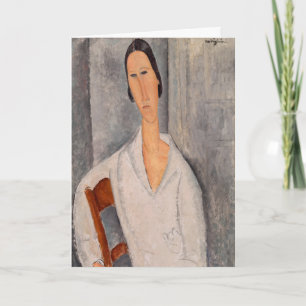 Amedeo Modigliani - Madame Hanka Zborowska Leaning Kort