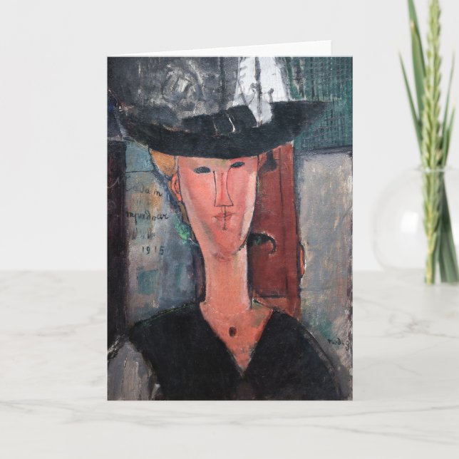 Amedeo Modigliani - Madame Pompadour Kort (Framsida)