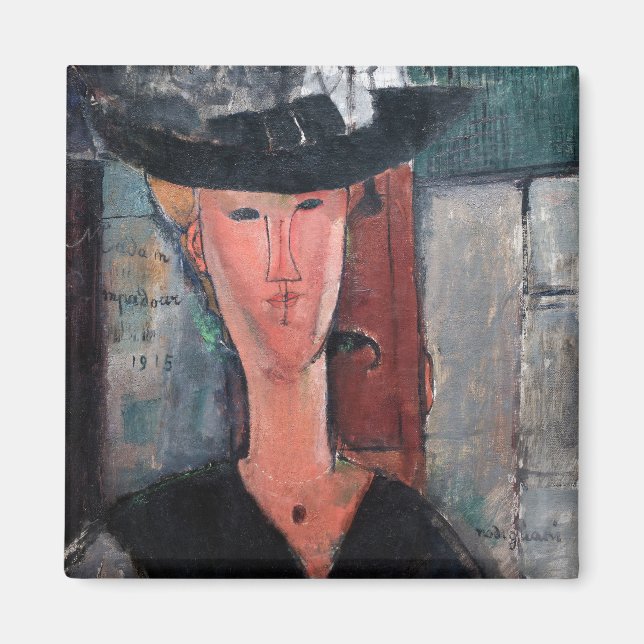Amedeo Modigliani - Madame Pompadour Magnet (Framsidan)