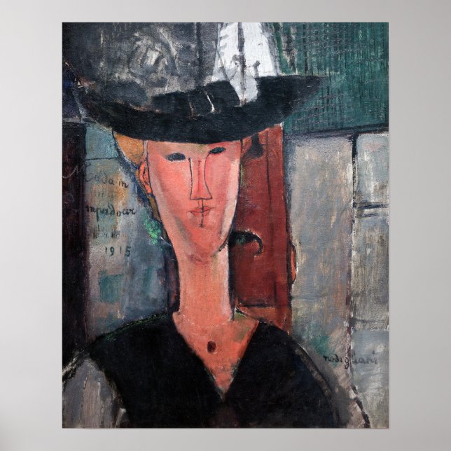 Amedeo Modigliani - Madame Pompadour Poster (Framsidan)