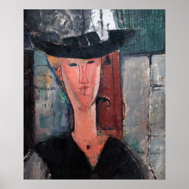 Amedeo Modigliani - Madame Pompadour Poster (Framsidan)