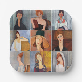 Amedeo Modigliani - mästerverk Collage