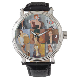Amedeo Modigliani - mästerverk Collage Armbandsur