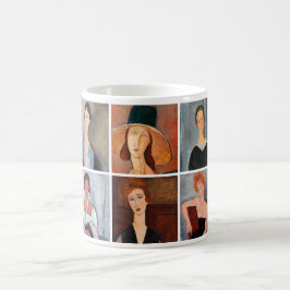 Amedeo Modigliani - mästerverk Collage Kaffemugg