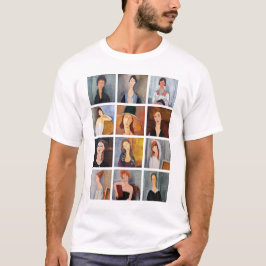 Amedeo Modigliani - mästerverk Collage T Shirt