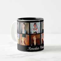 Amedeo Modigliani - mästerverk Collage