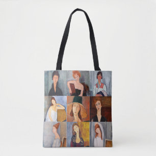 Amedeo Modigliani - mästerverk Collage Tygkasse