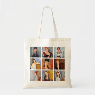 Amedeo Modigliani - mästerverk Collage Tygkasse