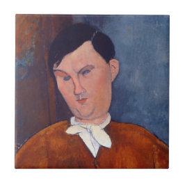 Amedeo Modigliani - Monsieur Deleu Kakelplatta