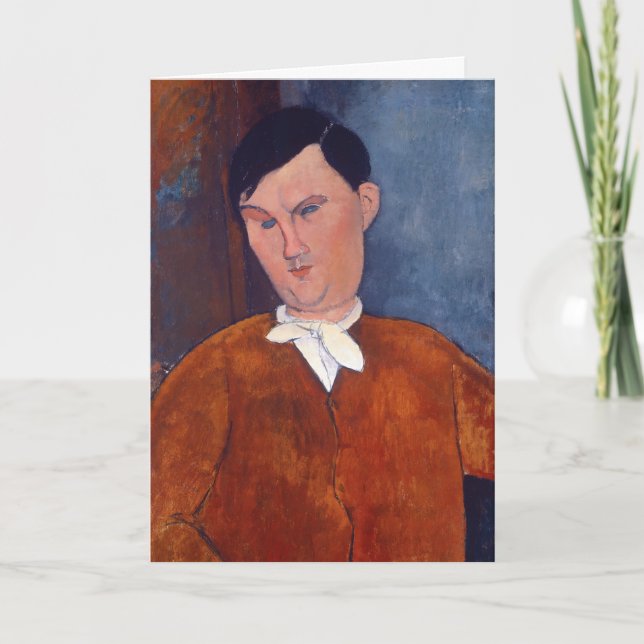Amedeo Modigliani - Monsieur Deleu Kort (Framsida)