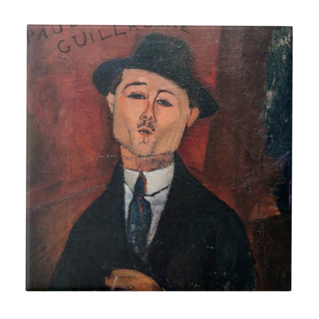 Amedeo Modigliani - Paul Guillaume, Novo Pilota Kakelplatta (Framsidan)