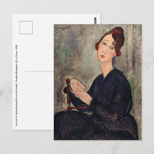 Amedeo Modigliani - Porträtt av Dedie Hayden Vykort