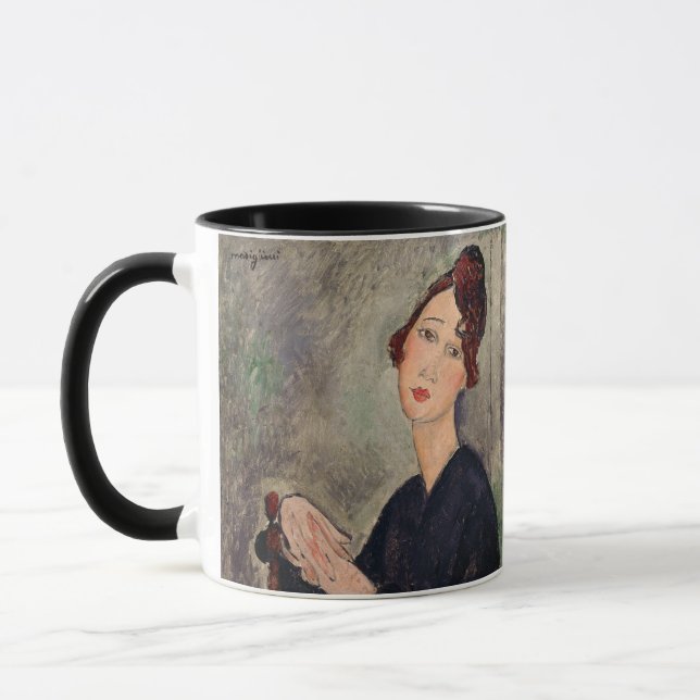 Amedeo Modigliani - Porträtt i Dedie Hayden Mugg (Vänster)