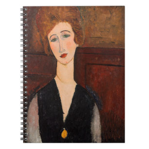 Amedeo Modigliani - Porträtt i en kvinna Anteckningsbok