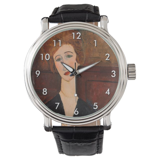 Amedeo Modigliani - Porträtt i en kvinna Armbandsur (Framsida)