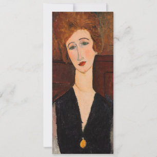 Amedeo Modigliani - Porträtt i en kvinna Inbjudningar