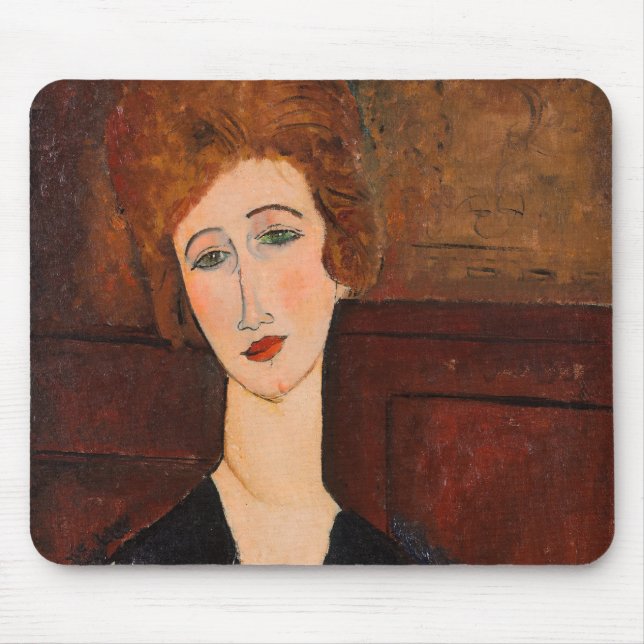 Amedeo Modigliani - Porträtt i en kvinna Musmatta (Framsidan)