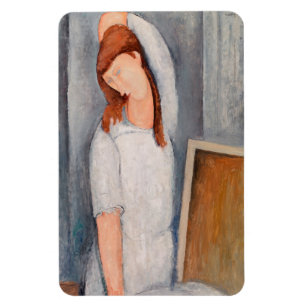 Amedeo Modigliani - Porträtt Jeanne Hebuterne #1 Magnet