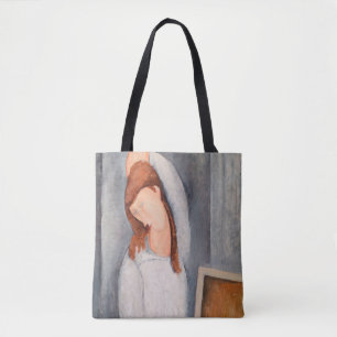 Amedeo Modigliani - Porträtt Jeanne Hebuterne #1 Tygkasse