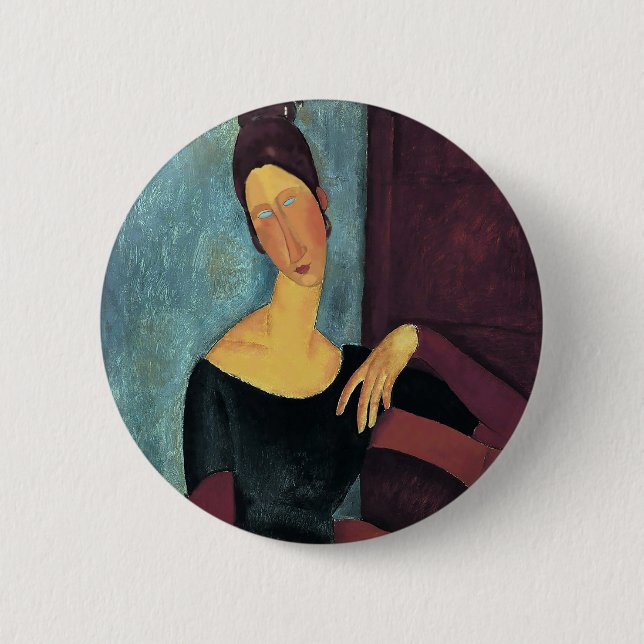 Amedeo Modigliani, Porträtt om konstnärens fru Knapp (Framsida)