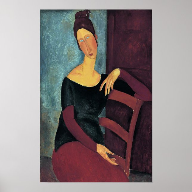 Amedeo Modigliani, Porträtt om konstnärens fru Poster (Framsidan)