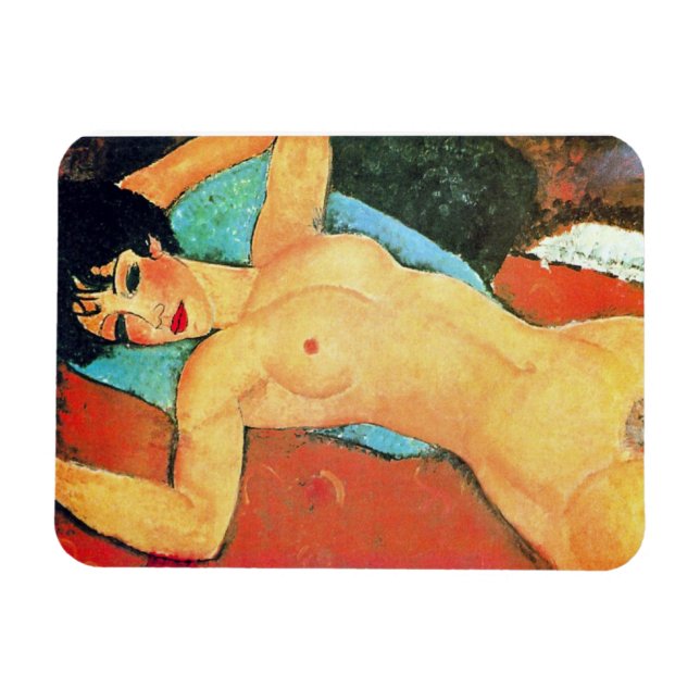 Amedeo Modigliani - Reclining Woman Magnet (Horisontell)