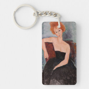 Amedeo Modigliani - Redhead Girl Evening Dress
