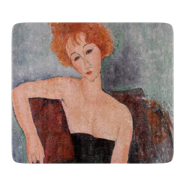 Amedeo Modigliani - Redhead Girl Evening Dress (Framsidan)