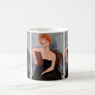 Amedeo Modigliani - Redhead Girl Evening Dress Kaffemugg