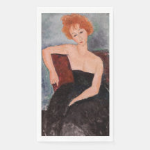 Amedeo Modigliani - Redhead Girl Evening Dress