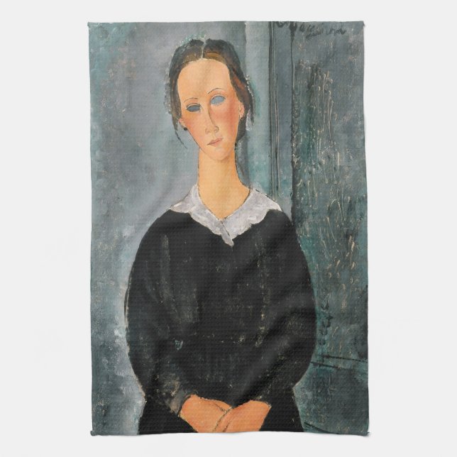 Amedeo Modigliani - Servant Girl Kökshandduk (Vertikal)