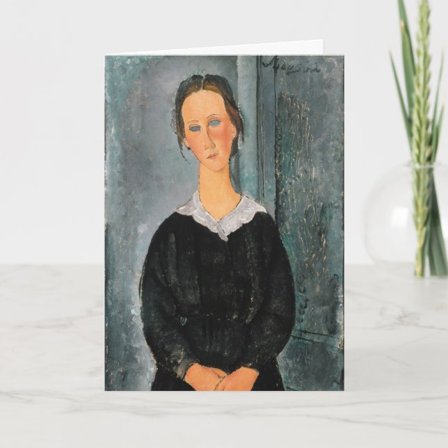 Amedeo Modigliani - Servant Girl Kort (Framsida)
