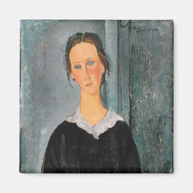 Amedeo Modigliani - Servant Girl Magnet (Framsidan)