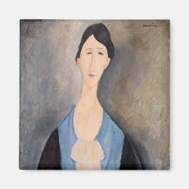 Amedeo Modigliani - Young Woman in Blue Magnet