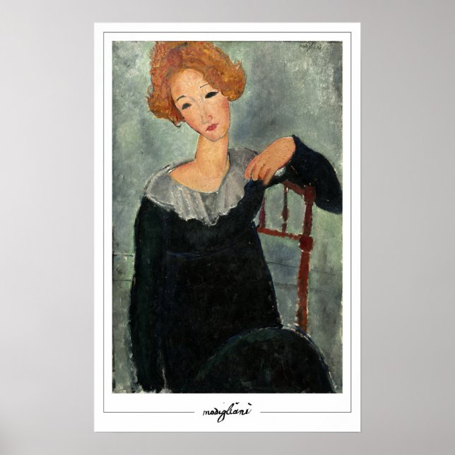 Amedeo Modigliani Zedign Art Poster #12 (Framsidan)
