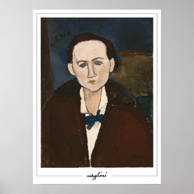 Amedeo Modigliani Zedign Art Poster #142 (Framsidan)