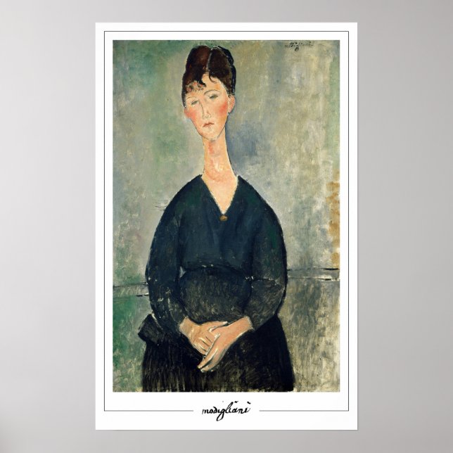 Amedeo Modigliani Zedign Art Poster #15 (Framsidan)